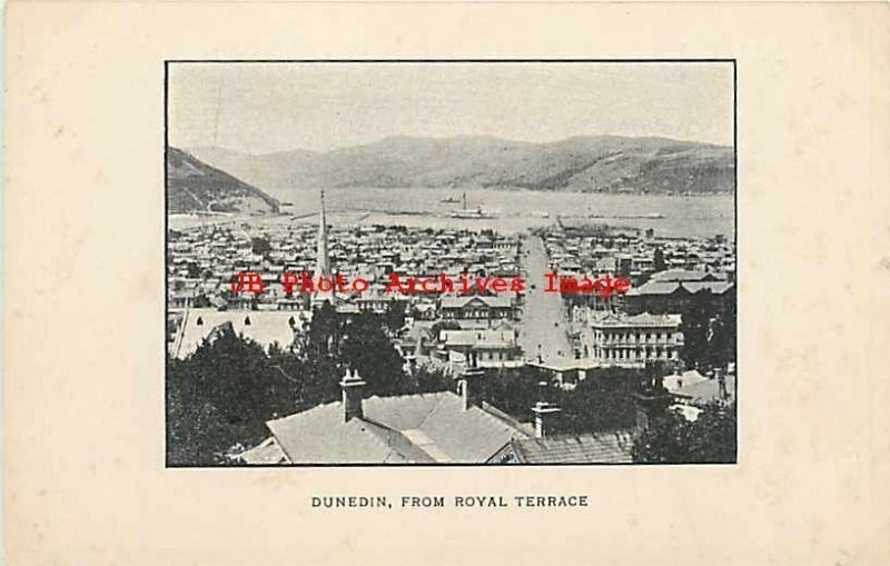 New Zealand, Dunedin, Town View from Royal Terrace, UDB 