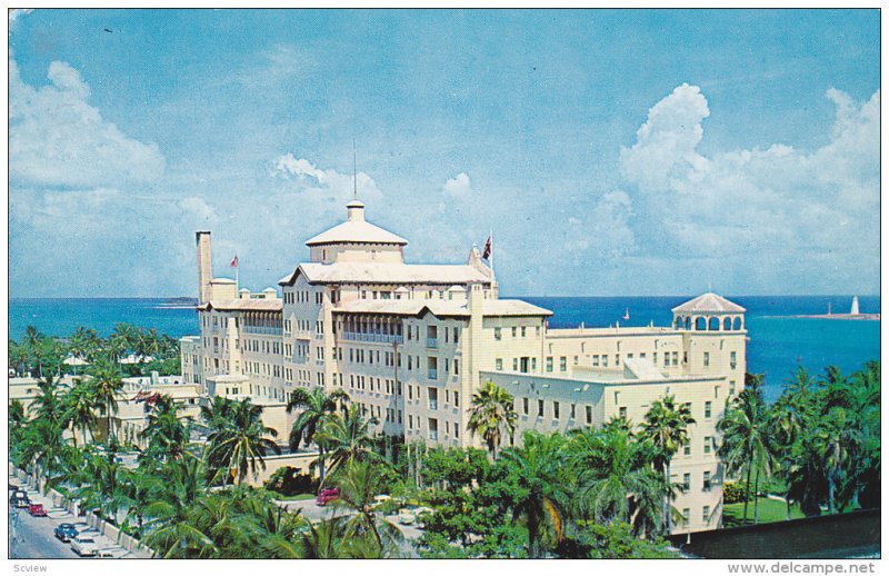 The British Colonial Hotel, A Gill Hotel, Nassau, Bahamas, Antilles, PU-1958