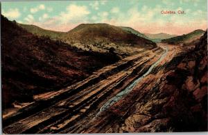 Culebra Cut, Panama Canal Vintage Postcard P10