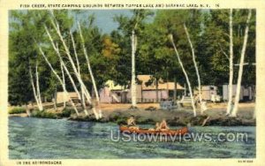 Tupper Lake, Fish Creek - Saranac Lake, New York NY  