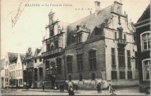 Belgium Malines Le Palais de Justice Mechelen Vintage Postcard 03.76