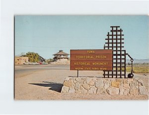 Postcard Yuma Territorial Prison Arizona USA