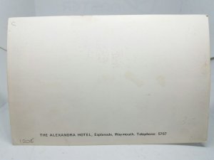 The Alexandra Hotel Esplanade Weymouth Dorset Vintage Multiview Postcard