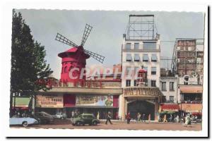 Paris (18th) Postcard Old Red Mill (mill)