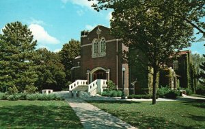 Postcard Brown Chapel Religious Center Muskingum College Community Wheeling W VA