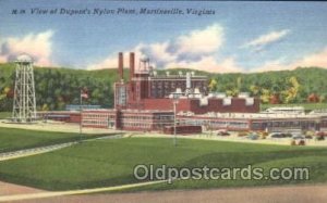 Dupont's Nylon plant, Martinsville, Virginia, Va, USA Virginia Factory Unused 