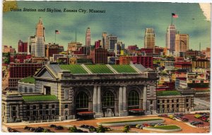 13947 Union Station & Skyline, Kansas City, Missouri