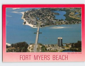 Postcard Big Carlos Pass, Fort Myers Beach, Florida