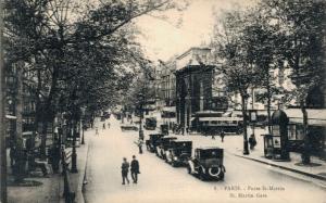 France Paris Porte St-Martin St. Martin Gate 01.88