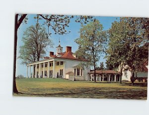 Postcard Home of Washington Mt. Vernon Virginia USA