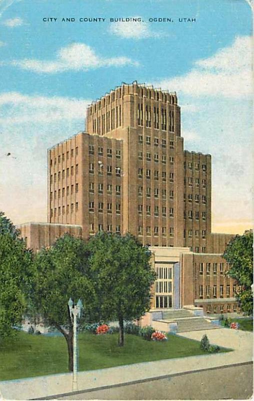 City & County Building, Ogden, Utah UT, Linen