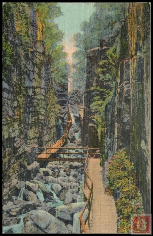 The Flume Gorge, Granconia Notch, White Mountains, N.H.