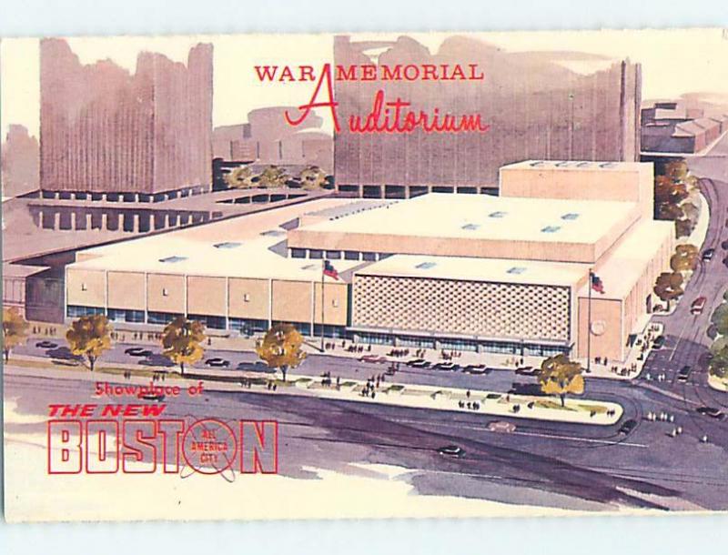 Pre-1980 WAR MEMORIAL AUDITORIUM Boston Massachusetts MA G2841