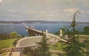 Washington Seattle Lake Washington Pontoon Bridge