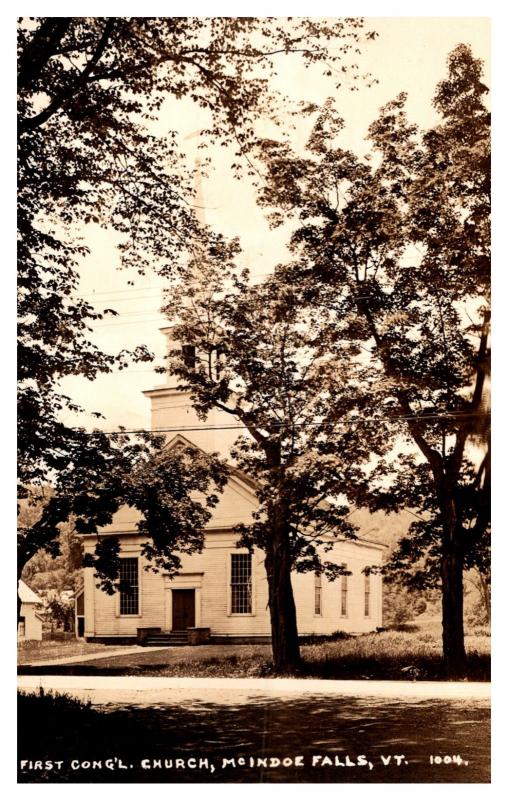 Vermont  McIndoe Falls , First Congregational Church  , RPC