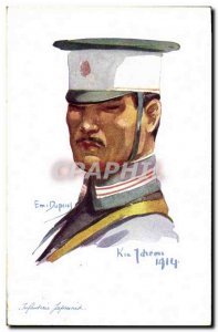 Old Postcard Fantasy Illustrator Dupuis Japanese Army Infantry Japan Japan Ni...