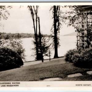 c1930s North Hatley, Quebec, Canada RPPC Lake Massawippi Real Photo PC Vtg A141