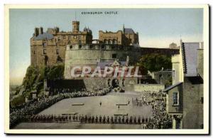 Old Postcard Edinburgh Castle