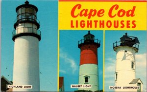 Lighthouses Multi View Cape Cod Massachusetts 1964