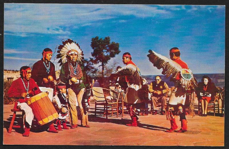 Hopi Indian Dancers Arizona Unused c1950s