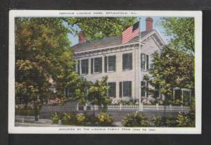 Abraham Lincoln Home,Springfield,IL Postcard 