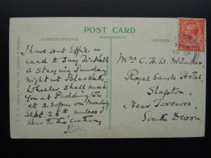 Suffolk ALDEBURGH Crag Path c1920s Postcard by ETW Dennis & Sons