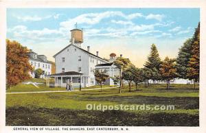 General View of Village Shakers East Canterbury, NH, USA Unused 