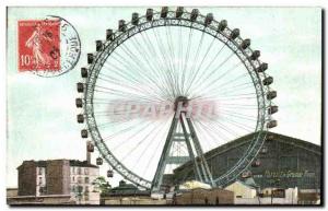 Old Postcard Paris Ferris Wheel