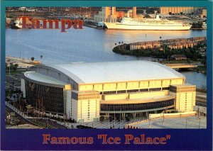 Tampa, FL Florida  ICE PALACE Tampa Bay Lightning Hockey Arena   4X6 Postcard
