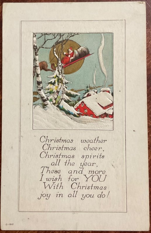 Christmas Greeting Hayden Ariz PM 12/20/1918 L37