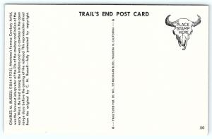 Postcard A/S 1952 Trail's End Artist Charles M Russell Heres How Cowboy Drinking