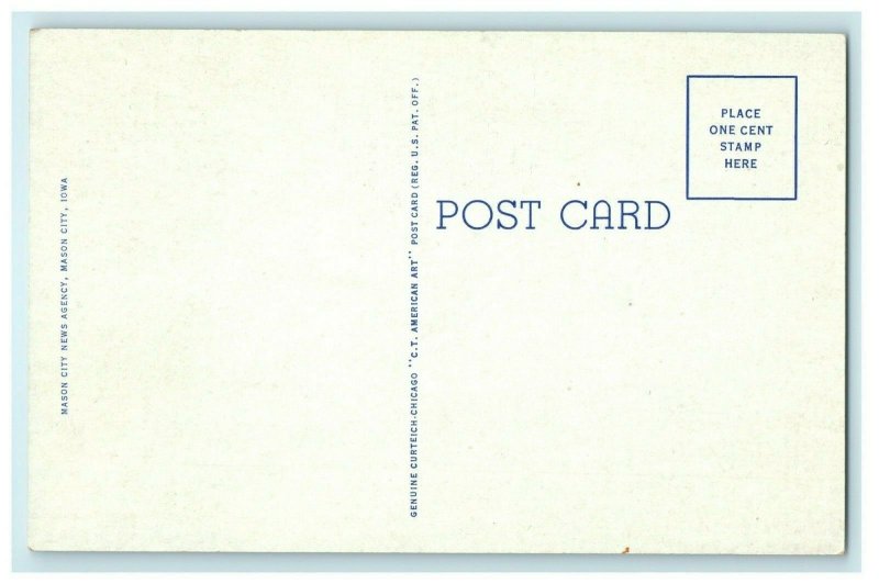 c1940's Northwestern States Portland Cement Plant Mason City Iowa IA Postcard 