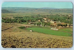 Gunnison Colorado CO Postcard Panorama View Gunnison River Valley 1960 Unposted