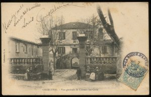 Charleval, France. Chateau Ste-Croix. UDB pc mailed from Roque d'Antheron