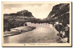 Postcard Old Sisteron Vallee de la Durance