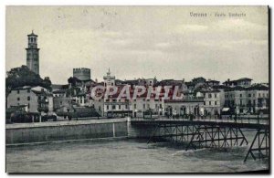 Postcard Old Verona Ponte Umberto