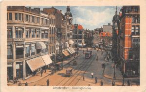 BG33422 amsterdam koningsplein car voiture tramway tram netherlands