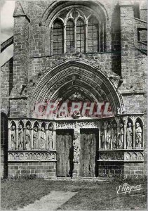 Postcard Modern Rampillon (S & M) the church Portal (twelfth and thirteenth s)