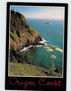 Postcard The Lookout at Cape Foulweather on the Oregon Coast, Oregon