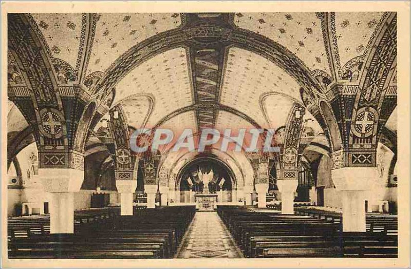 Postcard Old Basilica of Lisieux The Crypt (view Generale)