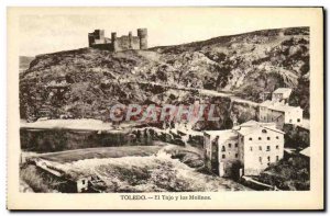 Postcard Old Toledo El Tajo Y Los Molinos