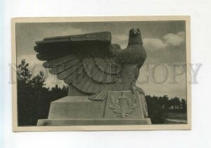 527507 WWII POLAND military earthworm camp Eagle Vintage postcard