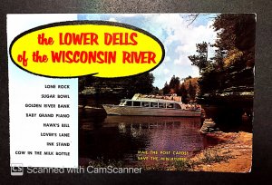 Wisconsin Dells, WI - The Lower Dells of the Wisconsin River, Lone Rock