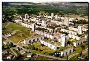 Postcard Modern Mourenx Aerial View General In the distance the complex Lacq