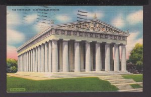 Tennessee Nashville The Parthenon First built 1897, Rebuilt 1925-31 pm1949 Linen
