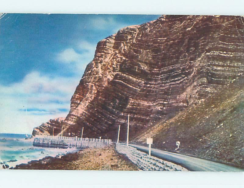 Pre-1980 TOWN VIEW SCENE Gaspe Nord Quebec QC p9491