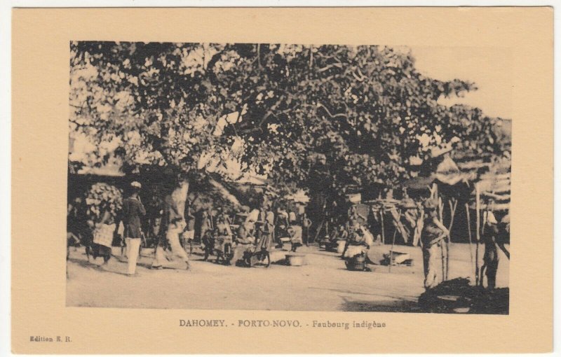 Benin; Dahomey, Porto Novo, A Native Quarter PPC, By ER, Unused, c 1920's