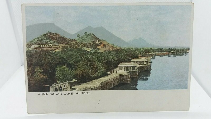 Vintage Postcard Anna Sahar Lake India 