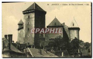 Old Postcard Annecy Chateau des Ducs de Genevois