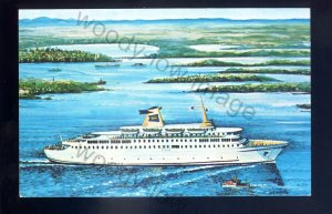 f2455 - Lion Ferry - Prince of Fundy - built 1970 - Nova Scotia - postcard